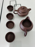 正宗宜兴紫砂壶紫泥仿古壶手工茶壶原功夫纯全茶具矿套装泡茶壶 【一壶四杯】紫泥仿古 200ml 实拍图