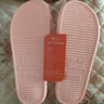 拖鞋女夏室内居家防滑无声情侣韩版家用软底浴室洗澡旅行凉拖鞋夏 浪漫拖 浅灰 44-45 (适合43-44码穿) 实拍图