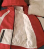 WALNUT DUCK小黄鸭儿童冬季新款羽绒内胆套装连帽拼色冬装休闲外套XT112 红色（三件套） 130 （建议身高125-135cm） 实拍图