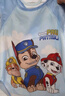 汪汪队立大功（PAW PATROL）儿童罩衣防水画画衣围裙吃饭围兜长袖幼儿园反穿衣1713蓝色S 实拍图