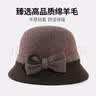 恒源祥中老年人羊毛帽子女士秋冬季保暖蝴蝶结优雅妈妈奶奶礼帽礼盒装 实拍图