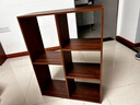 第一森林（First Forest）收纳柜一体靠墙书柜落地置物架客厅置物柜储物柜家用卧室矮柜子 【主图款】大杉胡桃120*24*60cm 实拍图