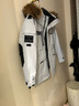 波司登（BOSIDENG）【反季】冬季极寒羽绒服鹅绒于适同款男女情侣款短款大毛领外套 冰川灰8235【蓝灰色调】 冰川灰 M 165/88A 体重约120-140斤 实拍图