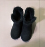 京东京造【中筒经典】雪地靴女冬季羊皮毛一体保暖防寒短靴灰色40 实拍图