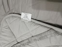 富安娜家纺床垫 全棉静享抗菌立体床垫厚垫橡筋绑带款 浅灰 120*200*3cm 实拍图