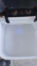 YANGZI半/全自动洗衣机迷你小型洗脱一体内衣内裤洗衣机洗袜子机神器学生宿舍母婴儿童单身宿舍租房 白8KG【五代电机+蓝光】 实拍图