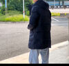 骆驼炽云羽绒服男女冬季连帽防泼防风鸭绒轻暖情侣面包服 黑色 男女同款【火山】7674B 3XL 实拍图