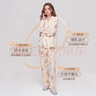 ROVO纯棉孕妇夏季月子服睡衣产后哺乳100%纯棉开衫套装喂奶专用居家服 蝴蝶结兔 XL（适合于140-160斤） 实拍图