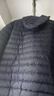 雅鹿排骨轻薄羽绒服男2025秋冬新款轻暖休闲旅游便携连帽内搭立领外套 藏（丈）青-连帽 2XL 【推荐165-180斤】 实拍图