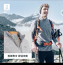 迪卡侬（DECATHLON）保暖户外抓绒衣外套男女运动宽松秋摇粒绒外套冲锋衣内胆 男款-半拉链-浅灰色 M 实拍图