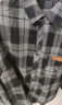 Foss Phil格子衬衫男女秋冬季宽松痞帅衬衣cityboy长袖外套FPCS13黑格L 实拍图