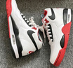 耐克男子轻便运动鞋冬季缓震经典时尚NIKE FLIGHT LEGACY BQ4212 100白/黑-大学红 41 实拍图
