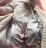 棉芹 新生儿衣服婴儿春秋款连体衣贴身纯棉睡衣0-3个月宝宝打底内衣 浅粉小熊【2件装 四季款】 59cm [推荐1-3个月体重8-12斤] 实拍图
