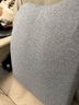 京东京造 泰国进口94%天然乳胶腰靠 舒适透气一体成型办公室汽车椅子靠背 实拍图