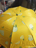 【京东物流】8骨水果折叠黑胶防晒防紫外线遮阳晴雨两用伞 柠檬 手动 手动开合 实拍图