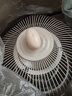 万宝取暖器小太阳家用鸟笼式烤火炉卧室节能桌下电暖器省电小型电暖器 奶油色【碳晶盘】无极调温+加长线 实拍图