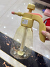 安赛瑞 喷壶 气压式大容量塑料洗车园艺喷雾器 1.5L 透明奶黄 5J00469 实拍图