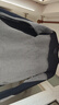 JEANSWEST LIFE真维斯加绒卫衣男秋冬季加厚保暖外套三角设计重磅灰色圆领上衣 实拍图