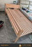 爵乐邦【可定制】爵乐邦 榉木儿童拼接床带护栏加宽床边床婴儿床儿童床 两面护栏（原木色） 180*100*40（可定做） 实拍图