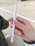 不梵电容笔ipad手机平板触屏笔安卓苹果细头直播手写笔绘画笔适用华为联想小新小米荣耀小度触控笔 单笔【优雅白】无需充电·即按即用 实拍图