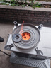 好厨官（包送到家）气化炉无烟汽化炉柴火取暖炉桌子家用农村烤火炉 1.4米不锈钢平转（柴煤两用） 实拍图