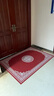 先邦硅藻泥地垫入户门垫门口进门脚垫子家用防滑玄关卫生间吸水垫 中国红-福到 120*160cm 实拍图