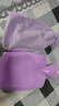 HUGO FROSCH 德国原装进口hugo frosch热水袋加厚充水大暖水袋防爆抗压暖手宝 1.8L斜格纹 马卡紫(配外套) 实拍图