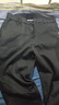 罗蒙（ROMON）休闲裤男秋冬季韩版裤子男士直筒宽松商务百搭男裤 黑色 31 实拍图