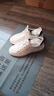 金利来（Goldlion）【新年送礼】男鞋时尚个性板鞋舒适系带休闲鞋55323073920A白37 实拍图