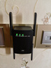 wifi信号放大器增强穿墙王5g网络无线路由扩展网口千兆双频中继器 六天线白】免安装/穿墙/信号满格 实拍图