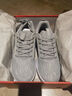 特步男鞋运动鞋男春夏季新款网鞋透气网面鞋跑步鞋休闲父亲爸爸鞋子男 灰白 41 实拍图