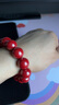 石玥珠宝高含量14mm帝王朱砂手串本命年蛇年护身符转运珠手链男女士款礼物 实拍图