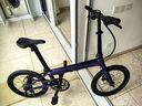 VIQI 微琦碳纤维折叠自行车成人超轻喜玛诺变速20寸9速油刹轻便通勤 蓝魅幽灵 实拍图