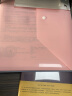 得力(deli)5只A4学生桌面透明文件袋 试卷收纳 学科分类 马卡龙色防水档案袋 PP301-5 实拍图