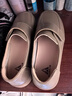 足力健老人鞋秋季中老年百搭乐福鞋单鞋妈妈鞋女士休闲皮鞋 8690K卡其37 实拍图