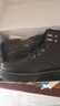 马丁靴男新款秋冬耐磨时尚韩版潮流男士靴子百搭高帮休闲男士皮鞋 Y522-1加绒黑色 39 实拍图