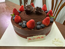 好利来生日蛋糕-可可花园-巧克力慕斯轻脆夹心蛋糕生鲜预订同城配送 20cm,巧克力慕斯轻脆 实拍图