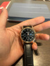 商务休闲男士手表皮带简约日月同辉日韩腕表 合金黑色（升级版机芯） 实拍图