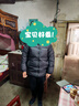 雪中飞24年秋冬新款羽绒服男女短款连帽时尚面包服90绒拼色加厚保暖外套 实拍图