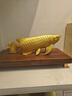 莫尼森（MOREISAN）黄铜金龙鱼摆件新中式家居玄关办公室装饰品店铺前台乔迁开业礼品 金龙鱼-37 晒单实拍图
