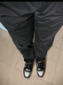 真维斯（Jeanswest）休闲裤男秋冬季男裤休闲长裤户外运动透气弹力直筒长裤 木斯林-8813黑色平脚 2XL -（建议130斤-150斤） 实拍图