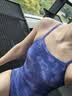 WATERTIME泳衣女高级感新款泡温泉游泳馆专用性感绝美竞速连体泳衣镜帽套装 黛紫霓裳【全新未拆封，里布轻微染色，不影响穿着】 S 实拍图