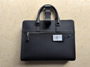 花花公子（PLAYBOY）男士手提包牛皮单肩包商务休闲横款男包公文包斜挎包笔记本大容量 实拍图