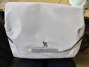 探索星空阿波罗x1磁吸扣斜挎包男士单肩包骑行背包机能邮差电脑包 白色小号磁吸扣可装11寸平板 实拍图