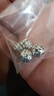 彩荷藏式合金银六字真言三通佛头 金刚手串配饰星月菩提子手链diy饰品 E款对孔10mm左右 实拍图