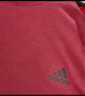 adidas情侣款宽松抓绒圆领长袖卫衣套头衫男女秋季阿迪达斯轻运动 红色/黑色   2XL   实拍图