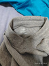 浪莎100%纯棉男士秋衣单件上衣中领保暖内衣中老年打底全棉毛衫半高领 【浅灰上衣】·中领100%纯棉 2XL /180 实拍图
