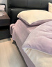 雅鹿牛奶绒床上四件套冬季可机洗家用宿舍加厚双面保暖床单被套三件套 牛奶绒-奶芋色+微紫 1.8m 床单款 四件套-被套200*230cm 实拍图