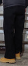 棉致灯芯绒裤子男秋冬季新款宽松直筒阔腿运动休闲裤男士长裤加绒加厚 黑色【0346加绒高品质】 L 100-120斤 实拍图