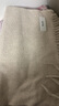 鄂尔多斯1980秋冬山羊绒保暖流苏羊绒水纹围巾180cm*30cm 鹿皮 均码 实拍图